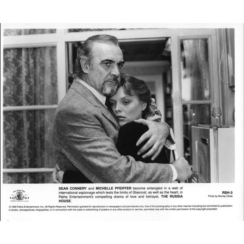 LA MAISON RUSSIE Photo de presse N02 - 20x25 cm. - 1990 - Michelle Pfeiffer, Sean Connery