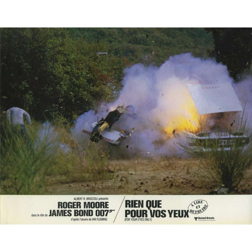 RIEN QUE POUR VOS YEUX Photo de film N03 - 21x30 cm. - 1981 - Roger Moore, James Bond