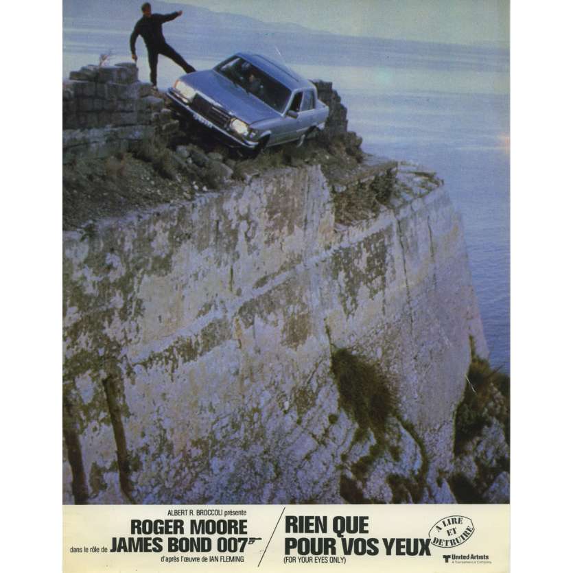 RIEN QUE POUR VOS YEUX Photo de film N02 - 21x30 cm. - 1981 - Roger Moore, James Bond