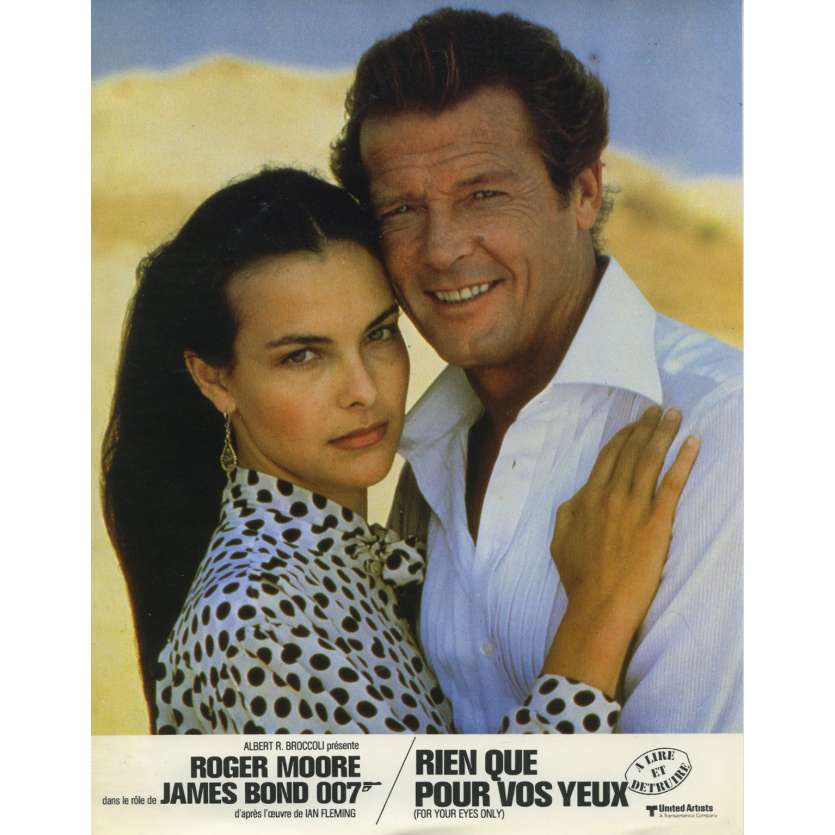 RIEN QUE POUR VOS YEUX Photo de film N01 - 21x30 cm. - 1981 - Roger Moore, James Bond