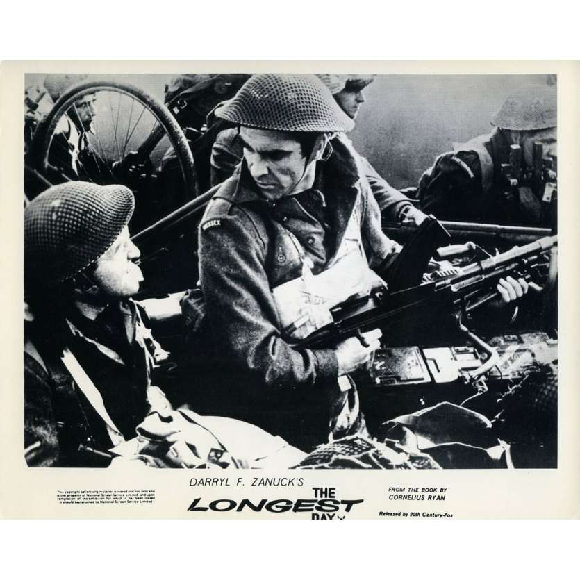THE LONGEST DAY Original Lobby Card N08 - 8x10 in. - 1962 - Ken Annakin, John Wayne, Dean Martin