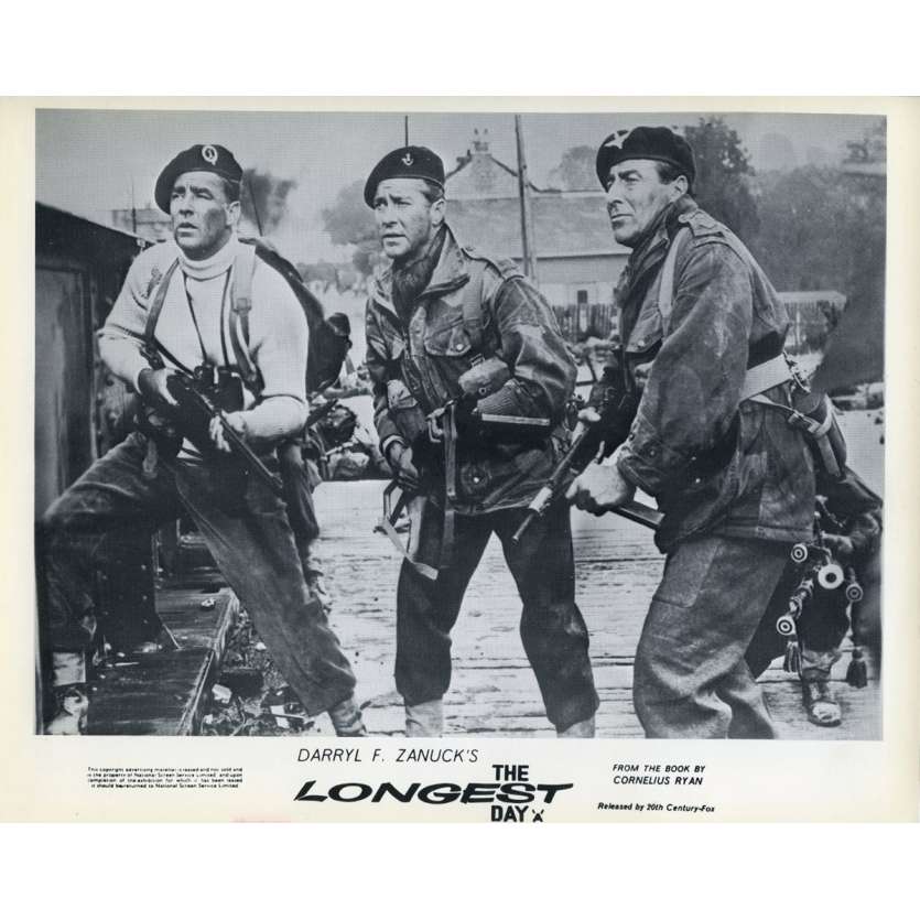 THE LONGEST DAY Original Lobby Card N04 - 8x10 in. - 1962 - Ken Annakin, John Wayne, Dean Martin