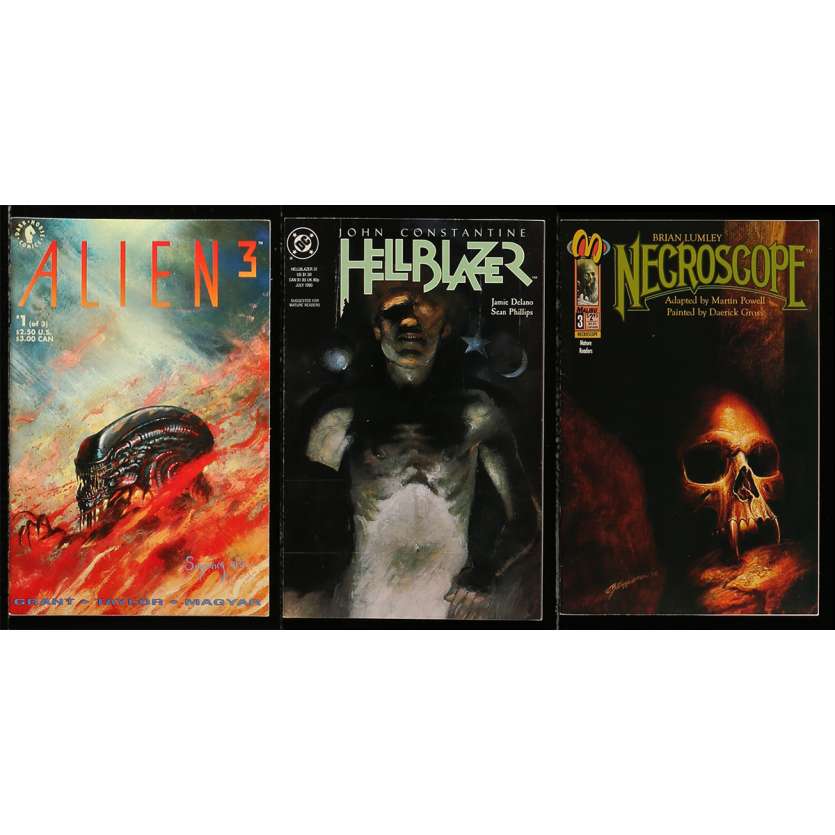 ALIEN 3 Original Comic Book Lot - 8x10 in. - 1992 - David Fincher, Sigourney Weaver