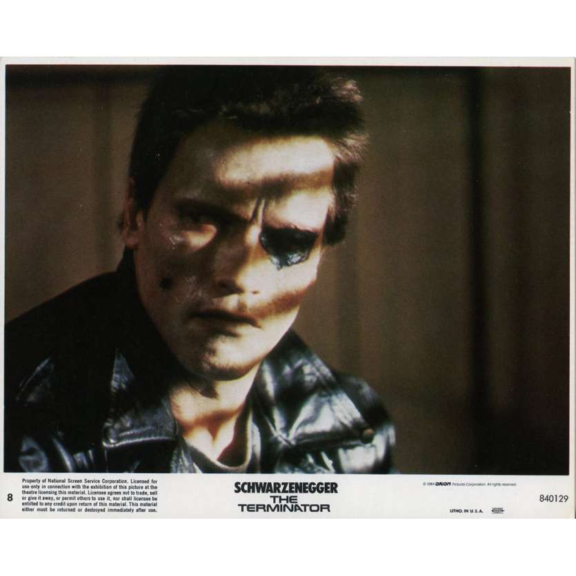 TERMINATOR Original Lobby Card N08 - 8x10 in. - 1983 - James Cameron, Arnold Schwarzenegger
