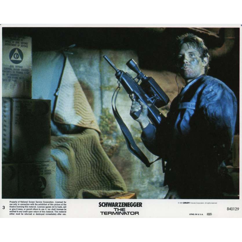 TERMINATOR Photo de film N03 - 20x25 cm. - 1983 - Arnold Schwarzenegger, James Cameron