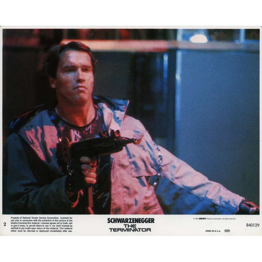 TERMINATOR Photo de film N02 - 20x25 cm. - 1983 - Arnold Schwarzenegger, James Cameron