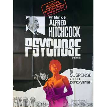PSYCHOSE Affiche de film - 120x160 cm. - R1970 - Anthony Perkins, Alfred Hitchcock PSYCHOSE Affiche de film - 120x160 cm. - R1970 - Anthony Perkins, Alfred Hitchcock