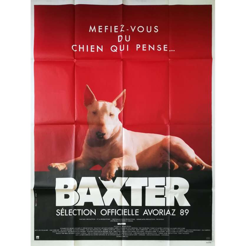 BAXTER Affiche de film - 120x160 cm. - 1989 - Lise Delamare, Jérôme Boivin