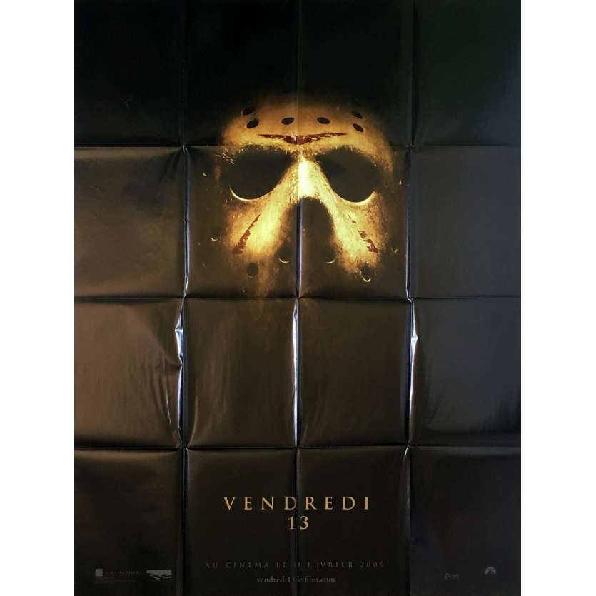 Friday THE 13TH Original Movie Poster Adv. - 47x63 in. - 2009 - Sean S. Cunningham, Kevin Bacon