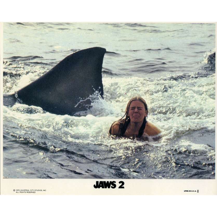 JAWS 2 Original Lobby Card N01 - 8x10 in. - 1978 - Jeannot Szwarc, Roy Sheider