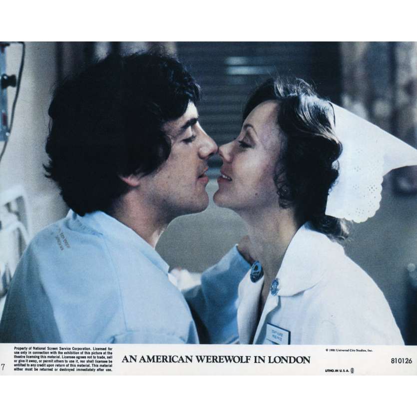 AN AMERICAN WEREWOLF IN LONDON Original Lobby Card N07 - 8x10 in. - 1981 - John Landis, David Naughton