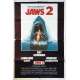 JAWS 2 1sh Movie Poster '78 Roy Sheider