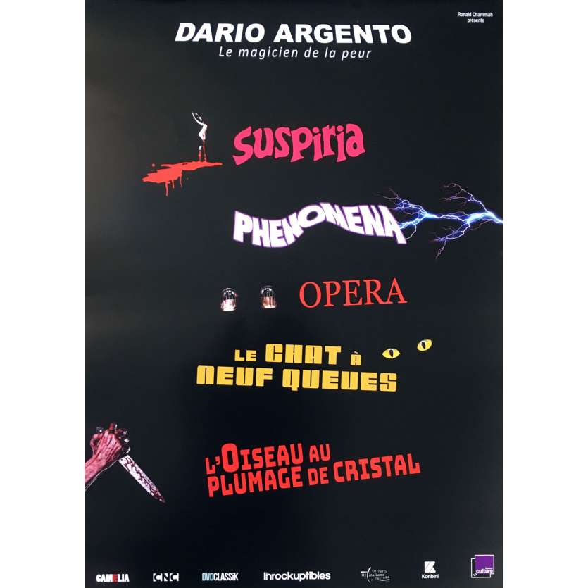 DARIO ARGENTO FESTIVAL Affiche de film - 40x60 cm. - 2018 - Nadia Nicolodi, Dario Argento