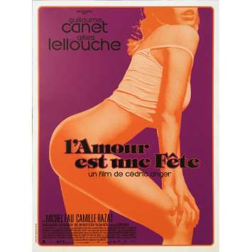 L'AMOUR EST UNE FETE Original Movie Poster - 15x21 in. - 2018 - Cédric Anger, Guillaume Canet