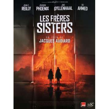 THE SISTERS BROTHERS Original Movie Poster - 47x63 in. - 2018 - Jacques Audiard, Joaquim Phoenix