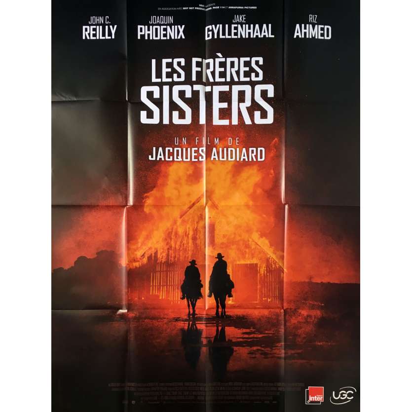 THE SISTERS BROTHERS Original Movie Poster - 47x63 in. - 2018 - Jacques Audiard, Joaquim Phoenix