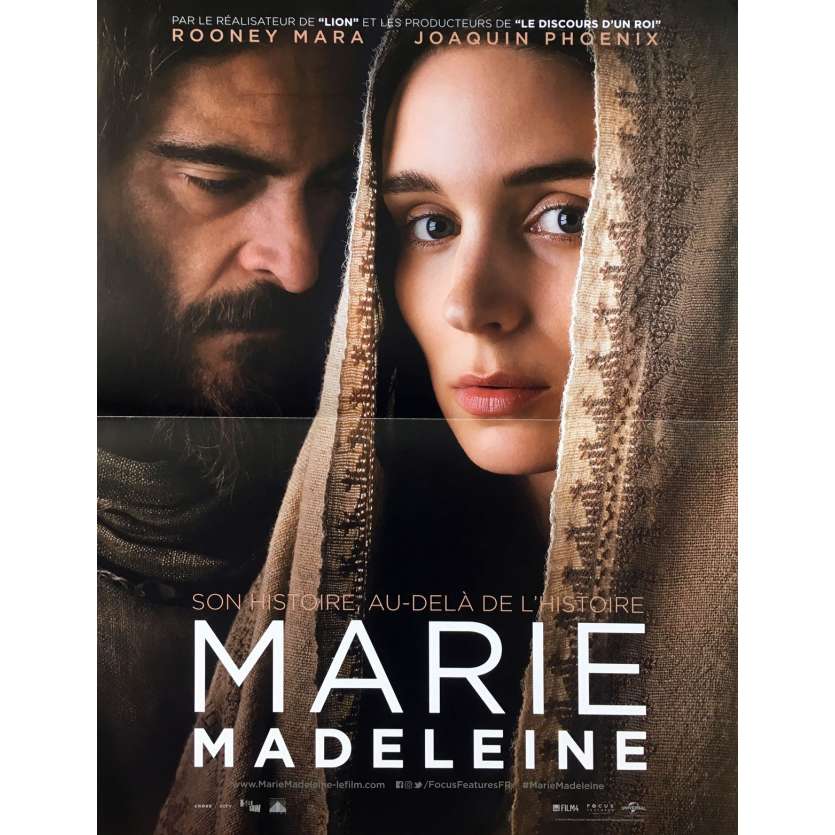 MARIE MADELEINE Affiche de film - 40x60 cm. - 2018 - Joaquim Phoenix, Garth Davis