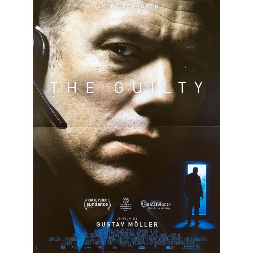 THE GUILTY Affiche de film - 40x60 cm. - 2018 - Jakob Cedergren, Gustav Möller