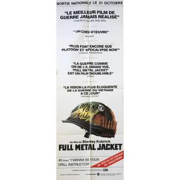 FULL METAL JACKET Affiche de film Reviews - 60x160 cm. - 1989 - Matthew Modine, Stanley Kubrick FULL METAL JACKET Affiche de film Reviews - 60x160 cm. - 1989 - Matthew Modine, Stanley Kubrick