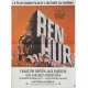 BEN-HUR Affiche de film 40x60 - R1980 - Charlton Heston, William Wyler