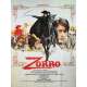 ZORRO Original Movie Poster  - 47x63 in. - 1975 - Duccio Tessari, Alain Delon