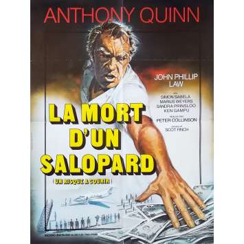 UN RISQUE A COURIR Affiche de film - 60x80 cm. - 1977 - Anthony Quinn, Peter Collinson