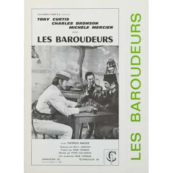 LES BAROUDEURS Synopsis - 18x24 cm. - 1970 - Tony Curtis, Charles Bronson, Peter Collinson