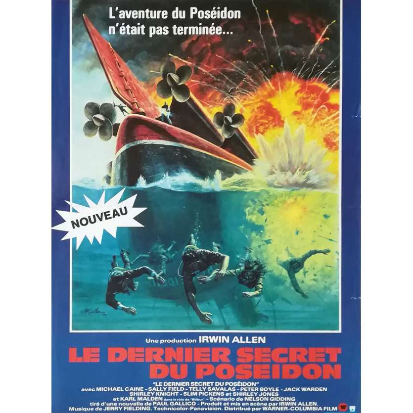 BEYOND THE POSEIDON ADVENTURE Original Movie Poster - 15x21 in. - 1979 - Irwin Allen, Michael Caine