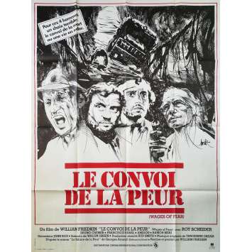 LE CONVOI DE LA PEUR Affiche de film - 120x160 cm. - 1977 - Roy Sheider, William Friedkin