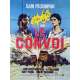 LE CONVOI Affiche de film  - 120x160 cm. - 1978 - Kris Kristofferson, Sam Peckinpah