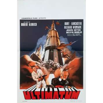 TWILIGHT'S LAST GLEAMING Original Movie Poster - 14x21 in. - 1977 - Robert Aldrich, Burt Lancaster