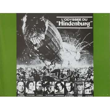 THE HINDENBURG Original Herald - 9x12 in. - 1975 - Robert Wise, George C. Scott