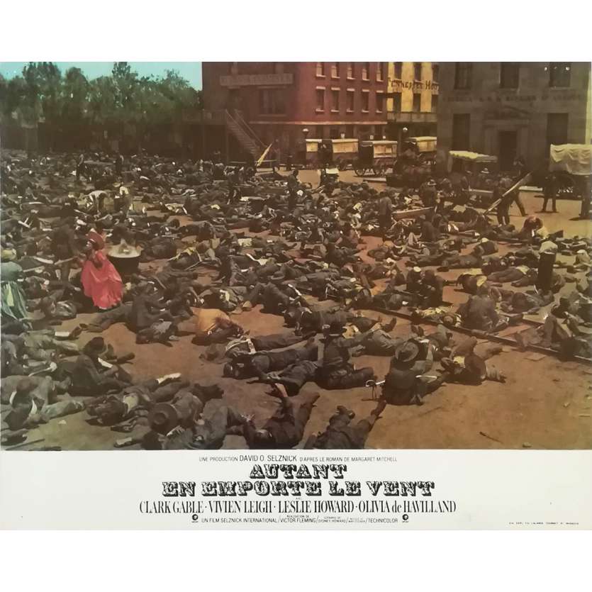 GONE WITH THE WIND Original Lobby Card N09 - 10x12 in. - R1970 - Victor Flemming, Clark Gable