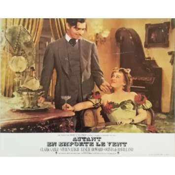 GONE WITH THE WIND Original Lobby Card N08 - 10x12 in. - R1970 - Victor Flemming, Clark Gable