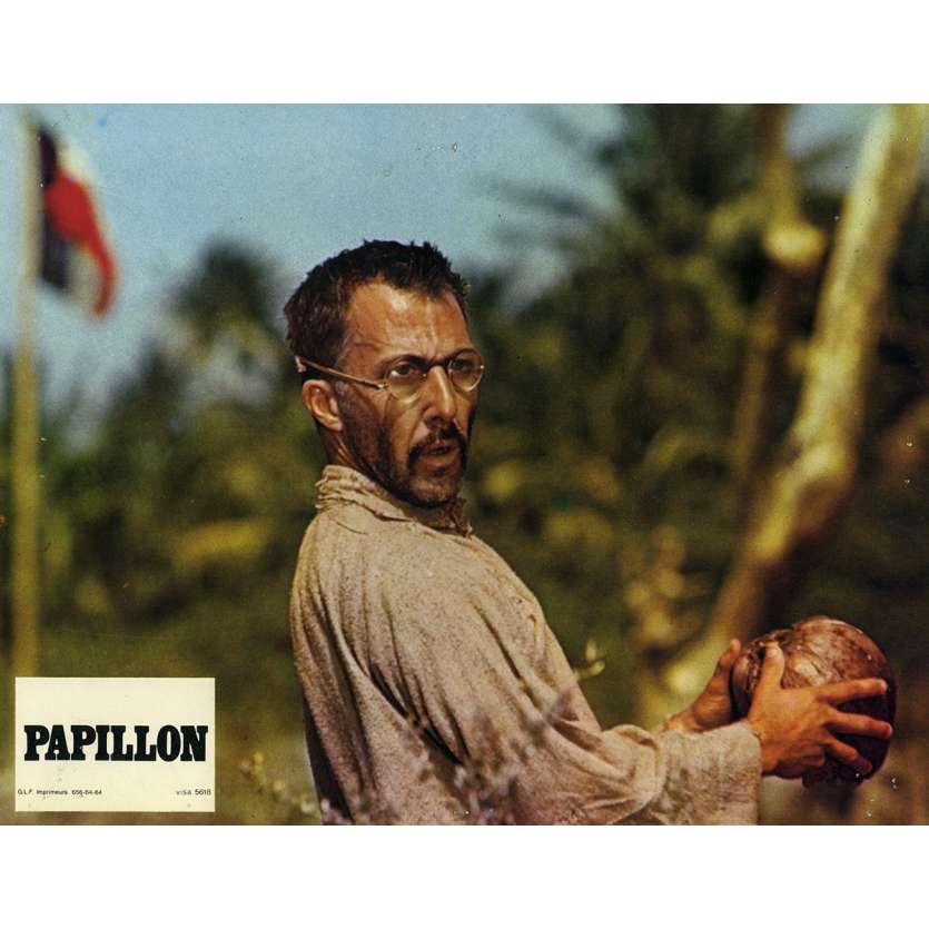 PAPILLON Photo de film N02 - 24x30 cm. - R1970 - Steve McQueen, Franklin J. Schaffner