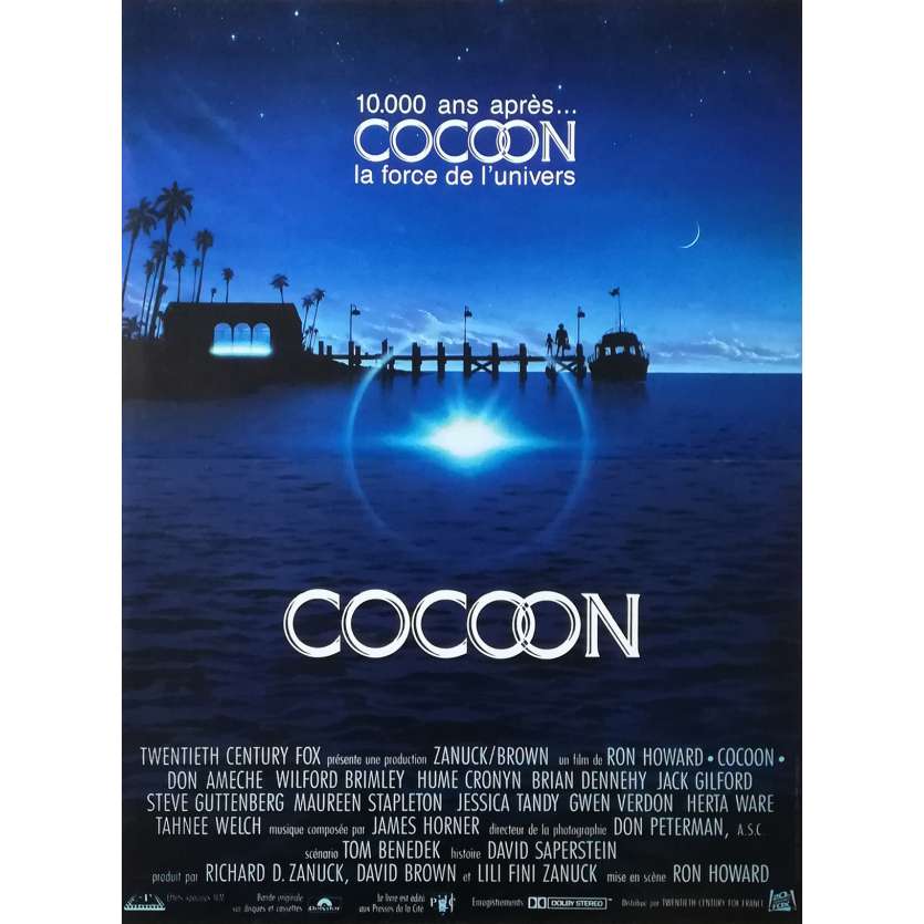 COCOON Affiche de film 40x60 - 1985 - Don Ameche, Ron howard