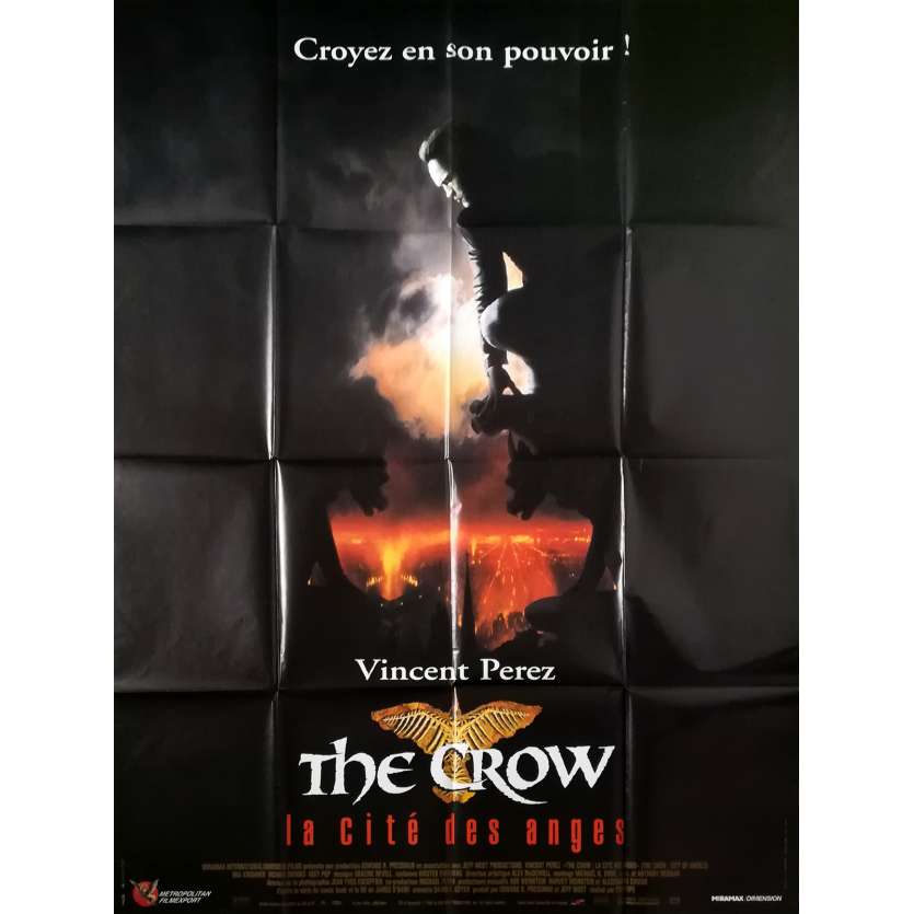 THE CROW 2 Original Movie Poster - 47x63 in. - 1996 - Tim Pope, Vincent Perez