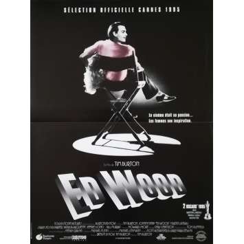 ED WOOD Affiche de film - 40x60 cm. - 1994 - Johnny Depp, Tim Burton ED WOOD Affiche de film - 40x60 cm. - 1994 - Johnny Depp, Tim Burton