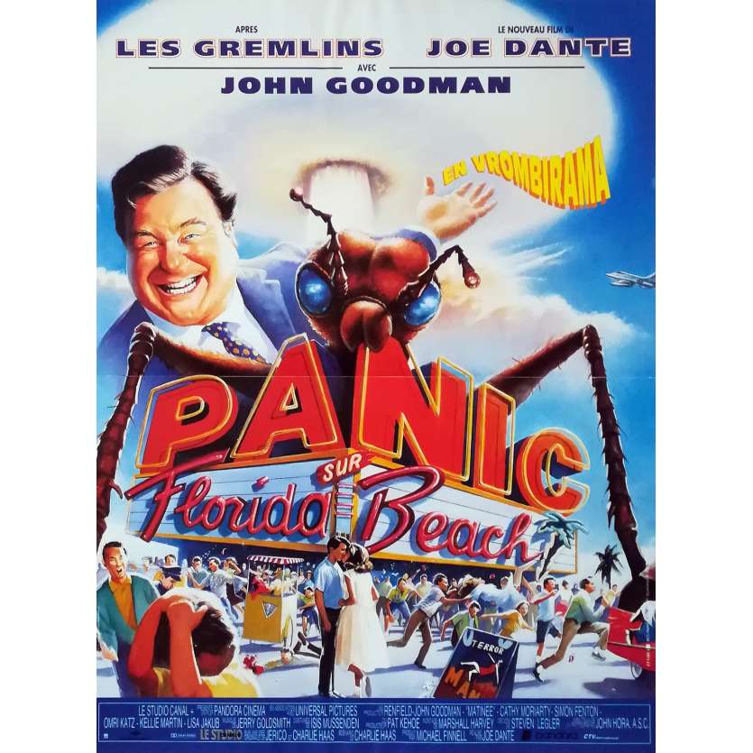 PANIC SUR FLORIDA BEACH Affiche de film - 40x60 cm. - 1993 - John Goodman, Joe Dante