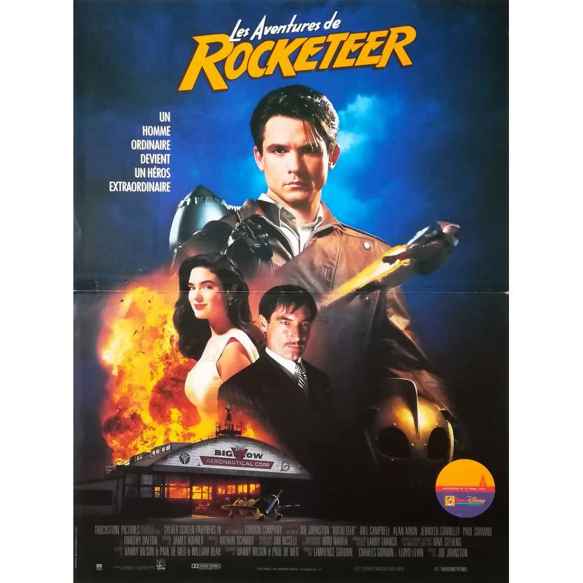 ROCKETEER Affiche de film - 40x60 cm. - 1991 - Jennifer Connely, Joe Johnston