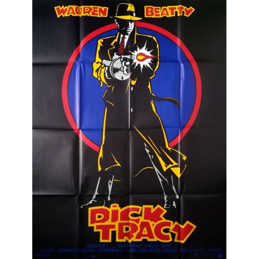 DICK TRACY Affiche de film  - 120x160 cm. - 1990 - Al Pacino, Warren Beatty