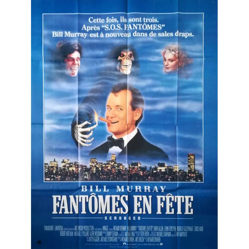 FANTOMES EN FETE Affiche de film - 120x160 cm. - 1988 - Bill Murray, Richard Donner