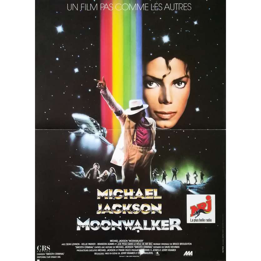 MOONWALKER Original Movie Poster  - 15x21 in. - 1988 - Jerry Kramer, Michael Jackson