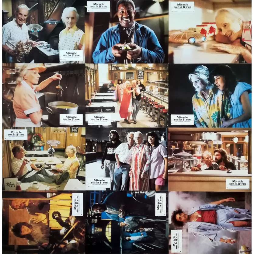 MIRACLE SUR LA 8ÈME RUE Photos de film x12 - 21x30 cm. - 1987 - Hume Cronyn, Matthew Robbins