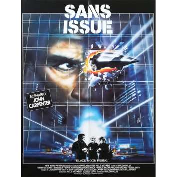 BLACK MOON RISING Original Movie Poster - 23x32 in. - 1986 - John Carpenter, Tommy Lee Jones