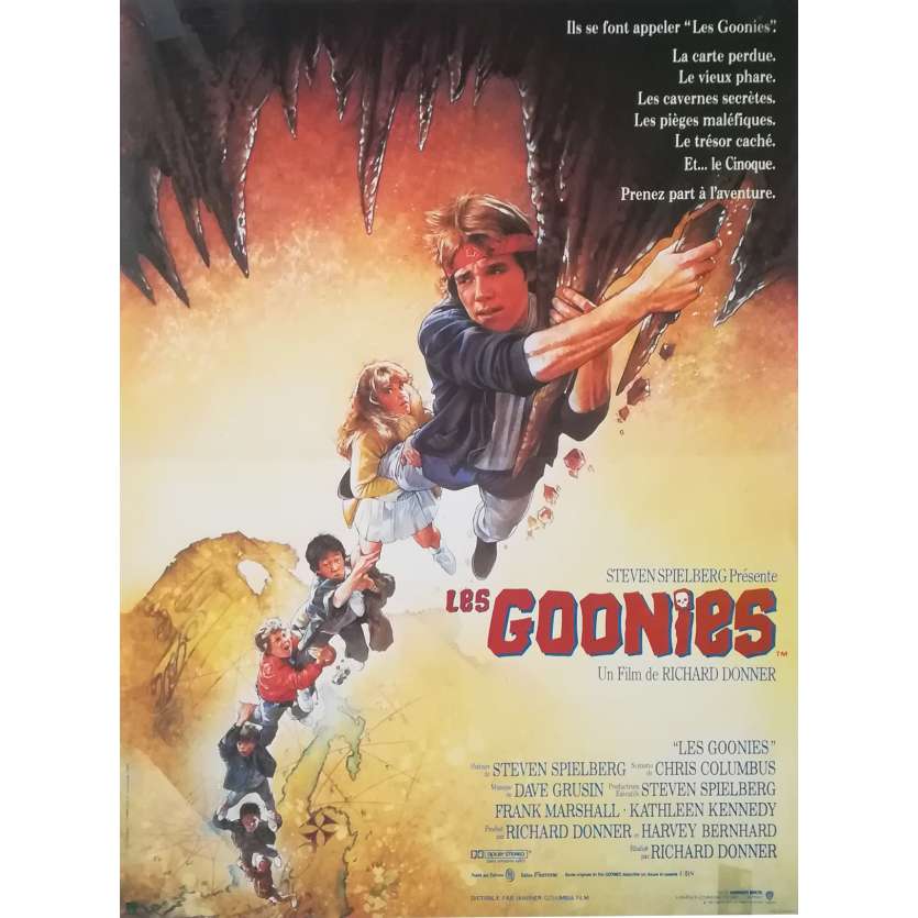 LES GOONIES Affiche de film  - 40x60 cm. - 1985 - Sean Astin, Richard Donner