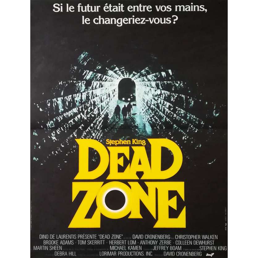 DEAD ZONE Original Movie Poster  - 15x21 in. - 1984 - David Cronenberg, Christopher Walken
