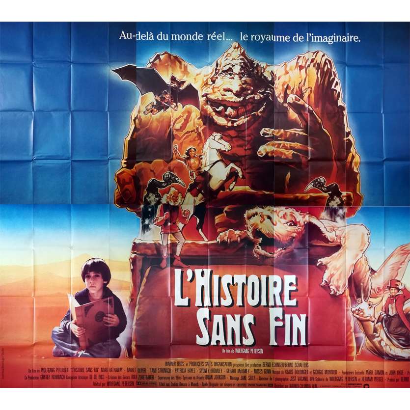L'HISTOIRE SANS FIN Affiche de film  - 400x300 cm. - 1984 - Barret Oliver, Wolfgang Petersen