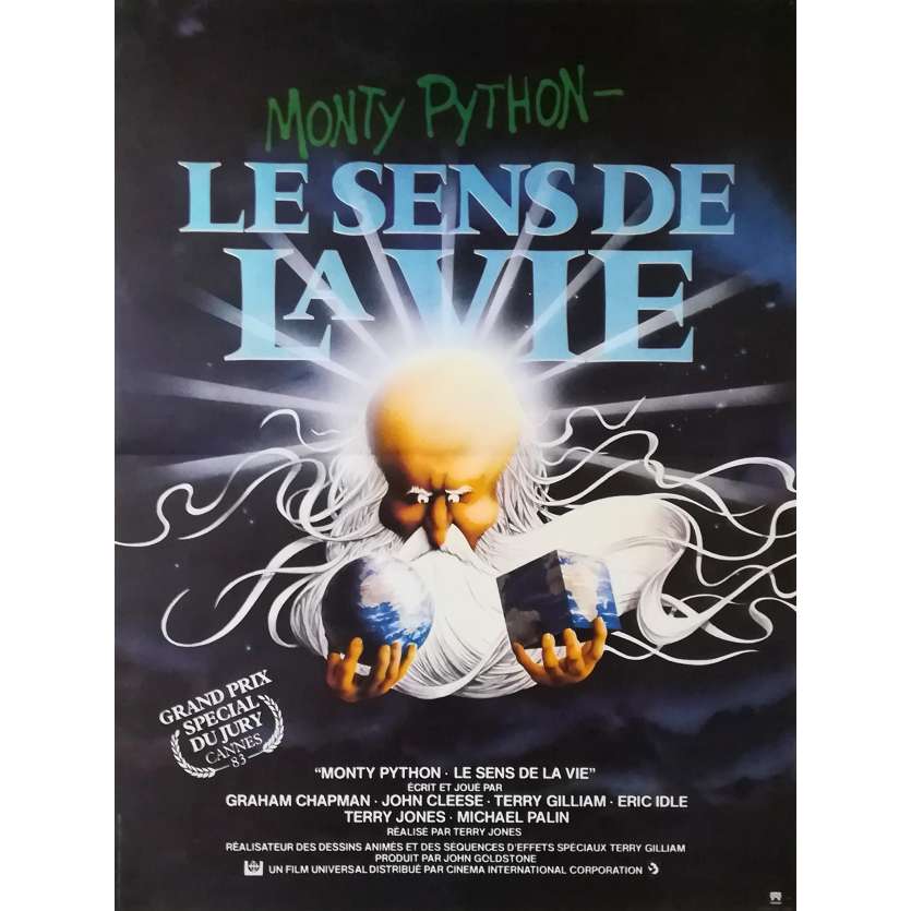 MONTY PYTHON'S THE MEANING OF LIFE Original Movie Poster  - 15x21 in. - 1983 - Terry Jones, John Cleese