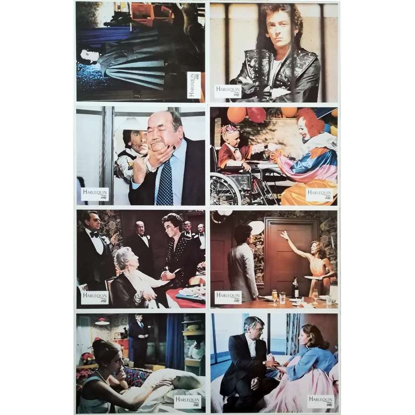 HARLEQUIN Photos de film x8 - Jeu B - 21x30 cm. - 1980 - Robert Powell, Simon Wincer